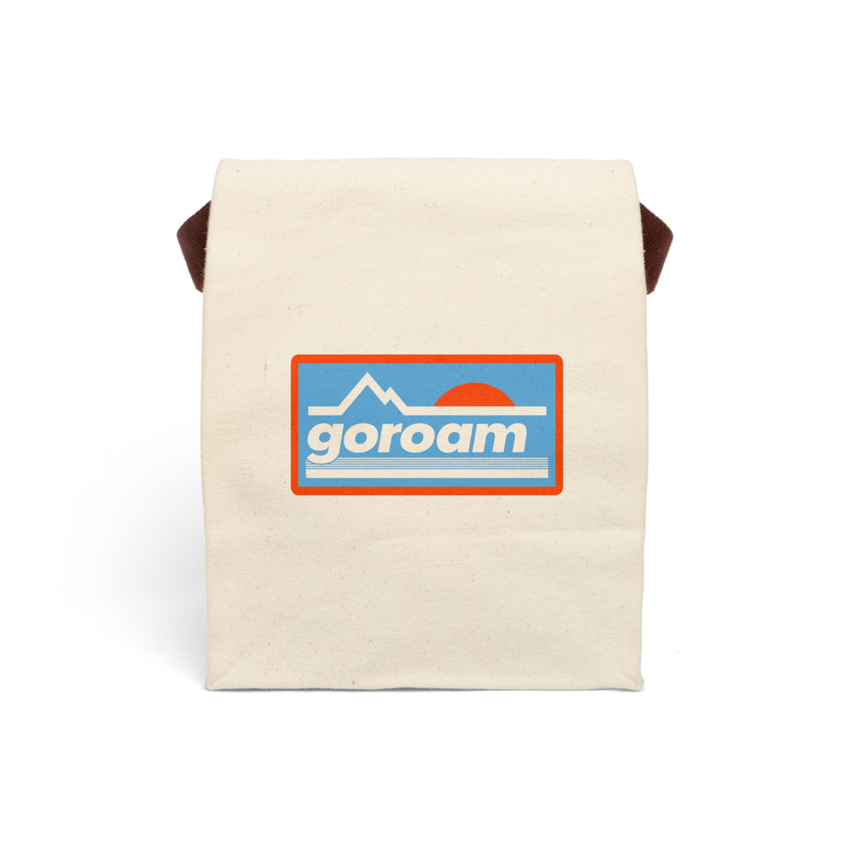 Retro Neon VII Canvas Lunch Bag — Outdoor Picnic Tote