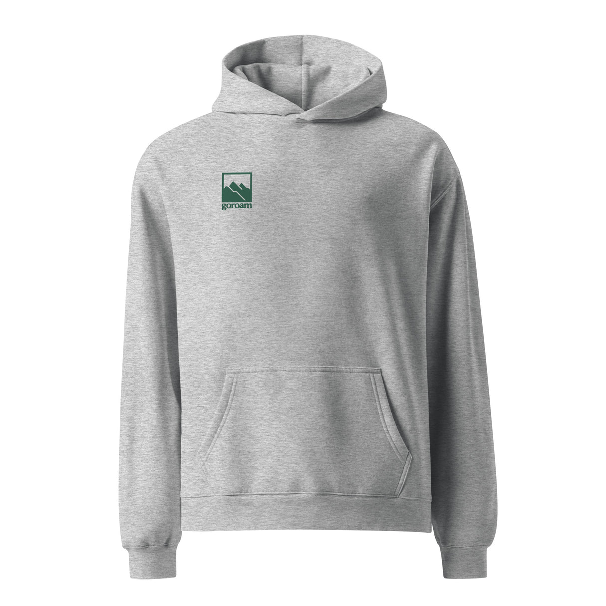 Go Roam Supply Co. Heavy Hoodie Square Logo -