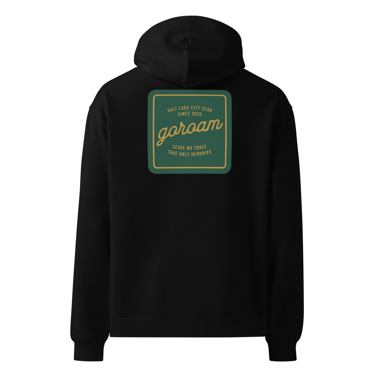 Go Roam Supply Co. Heavy Hoodie Square Logo -