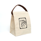 GoRoam Mountain Canvas Lunch Bag — Retro Outdoor Insulated Lunch Tote Trout Design