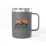 Retro GoRoam Travel Mug Tumbler — 15oz
