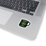 GoRoam sticker applied to laptop - durable waterproof adventure vinyl decal