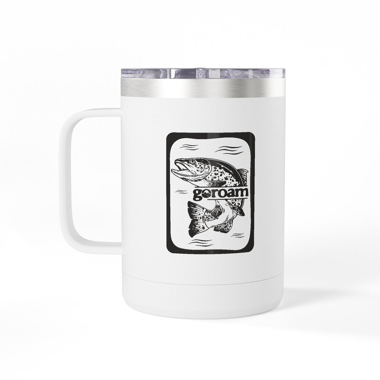 Fly Fishing Travel Coffee Tumbler — 15oz Travel Mug