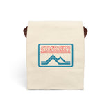 Retro Neon Canvas Lunch Bag — Outdoor Picnic Tote