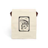 GoRoam Mountain Canvas Lunch Bag — Retro Outdoor Insulated Lunch Tote Trout Design