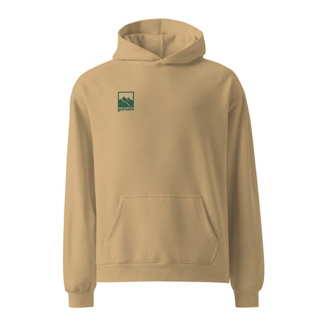 Go Roam Supply Co. Heavy Hoodie Square Logo -