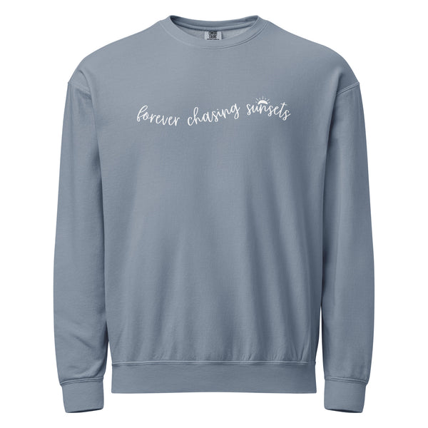 Forever Chasing Sunsets - Crewneck Sweatshirt